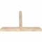 Ekena Millwork Portland Smooth Timber Gable Bracket, Douglas Fir, 48"W x 32"H x 3 1/2"D x 3 1/2"F, 16/12 Pitch GBW048X32X0404POR00SDF - alternate 5